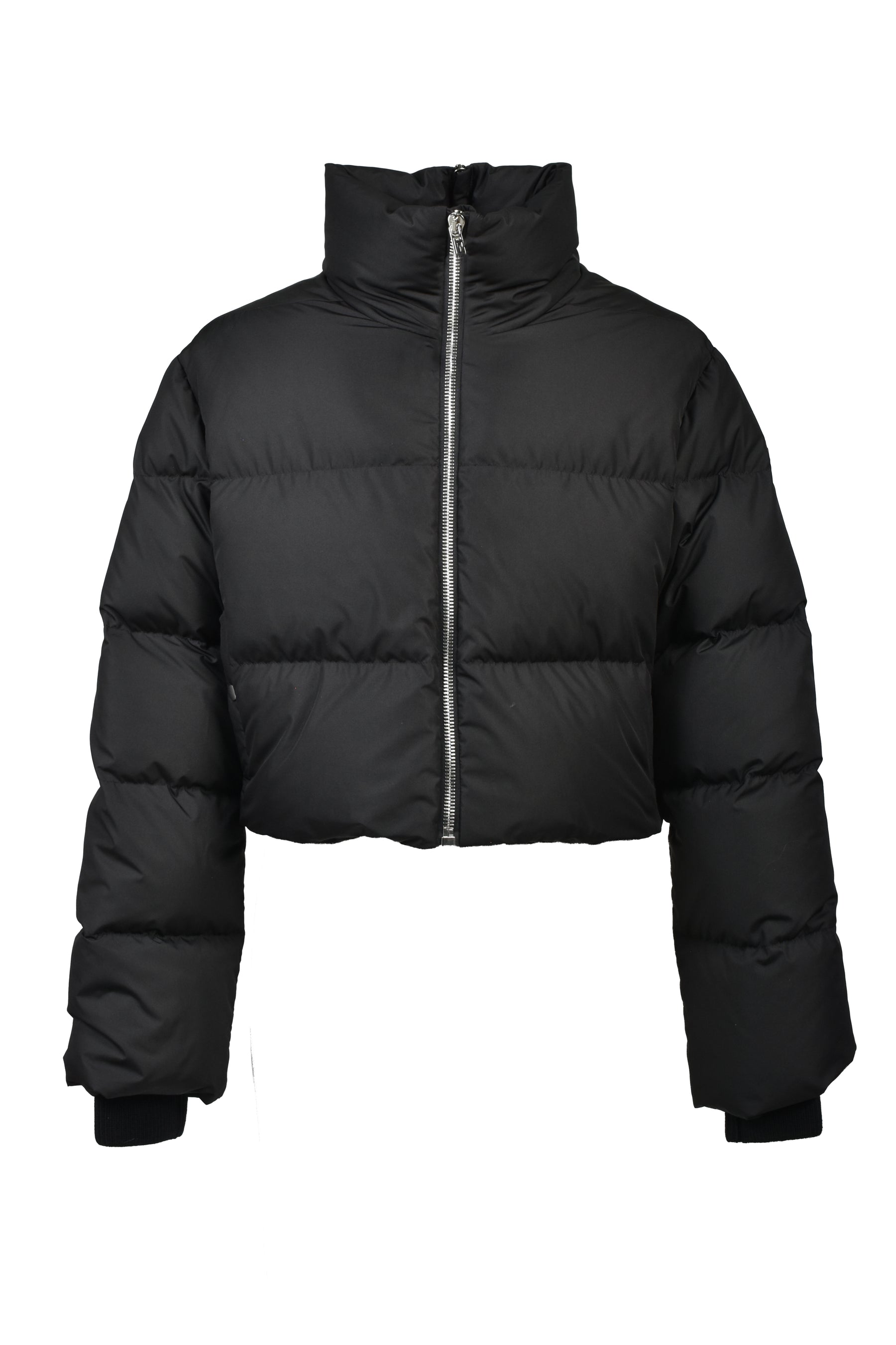 MONCLER + RICK OWENS CROPPED CYCLOPIC JACKET / BLK