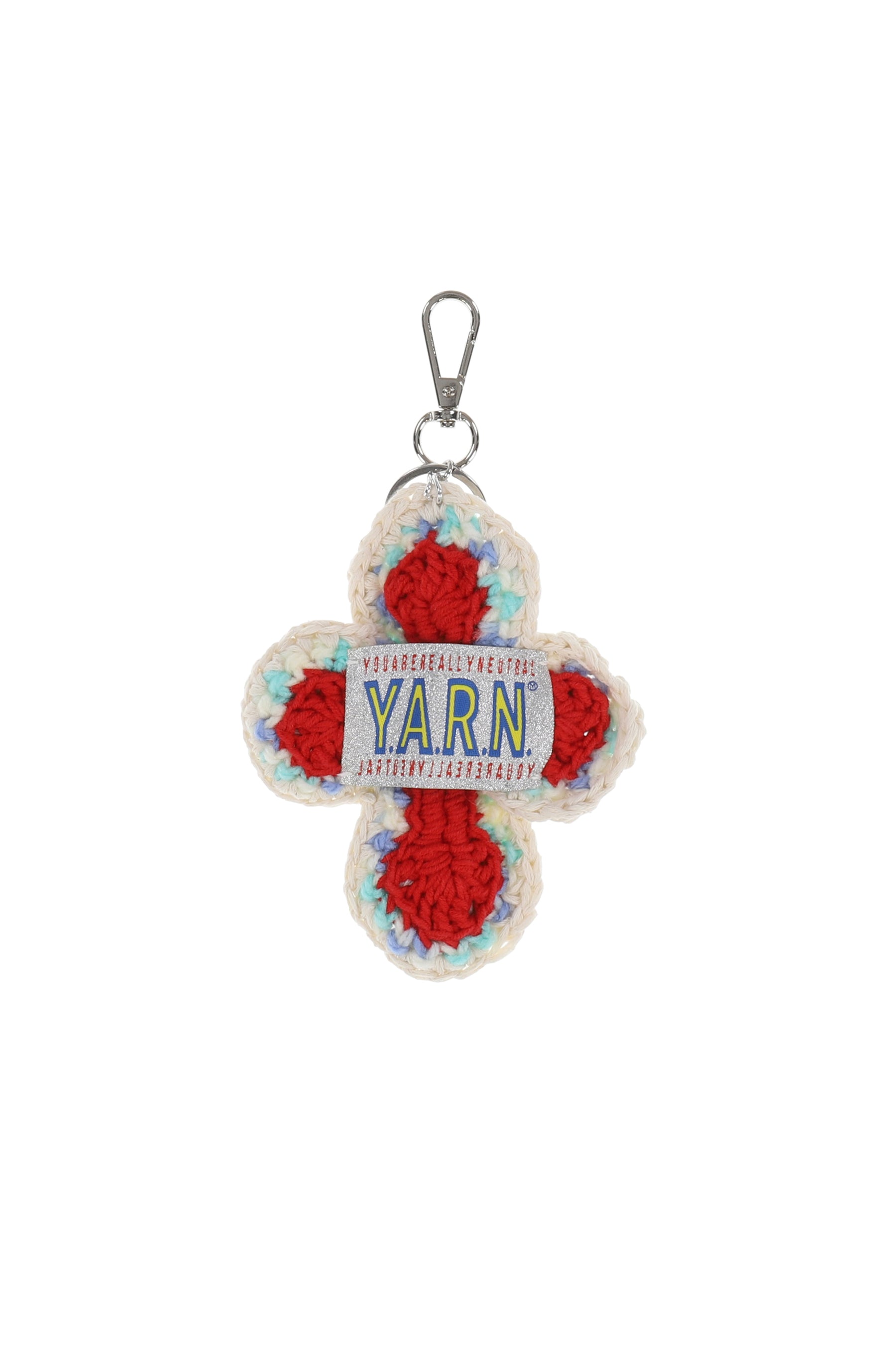 Y.A.R.N. ヤーン SS26 3D CROSS KEYCHAIN / MULTI - NUBIAN ヌビアン