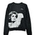 ANGEL SCRIPT LOGO MOHAIR KNIT / BLK 
