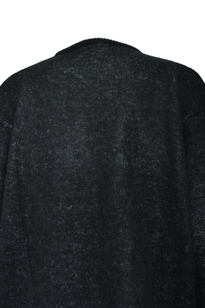 ANGEL SCRIPT LOGO MOHAIR KNIT / BLK 