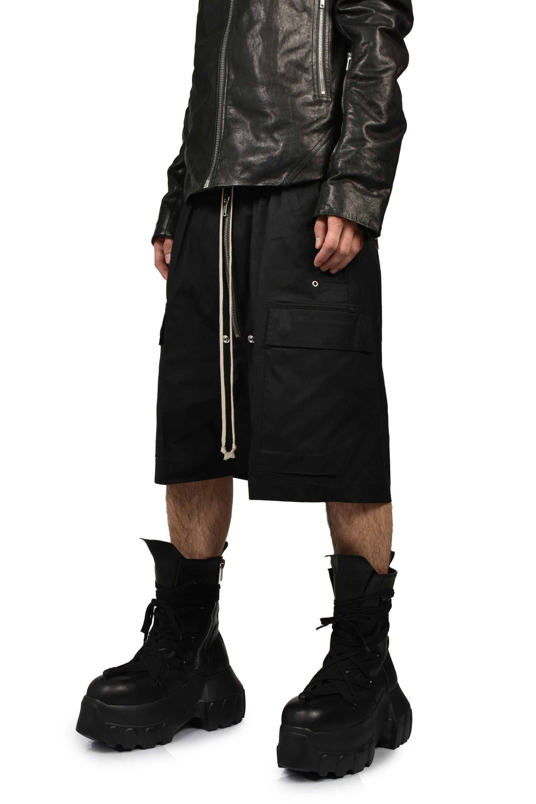 Rick Owens リック オウエンス FW26 HEIZER SHORTS / BLK - NUBIAN