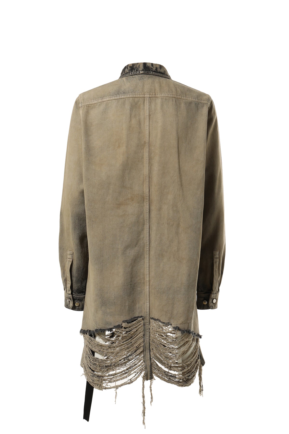 Rick Owens OUTERSHIRT / MINERAL FRINGED