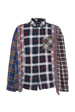 FLANNEL SHIRT -> 7 CUTS WIDE SHIRT / ASSORTED