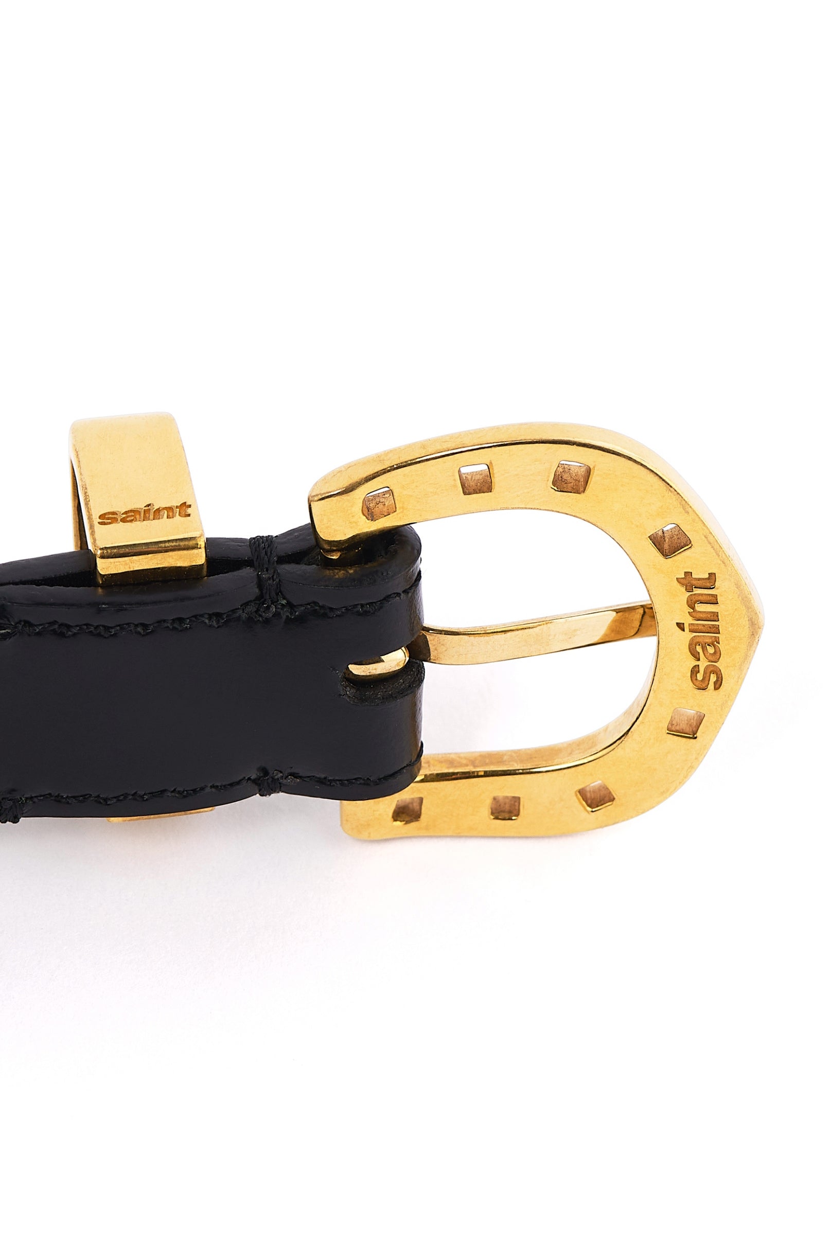 BELT/SAINT / BLK/GLD