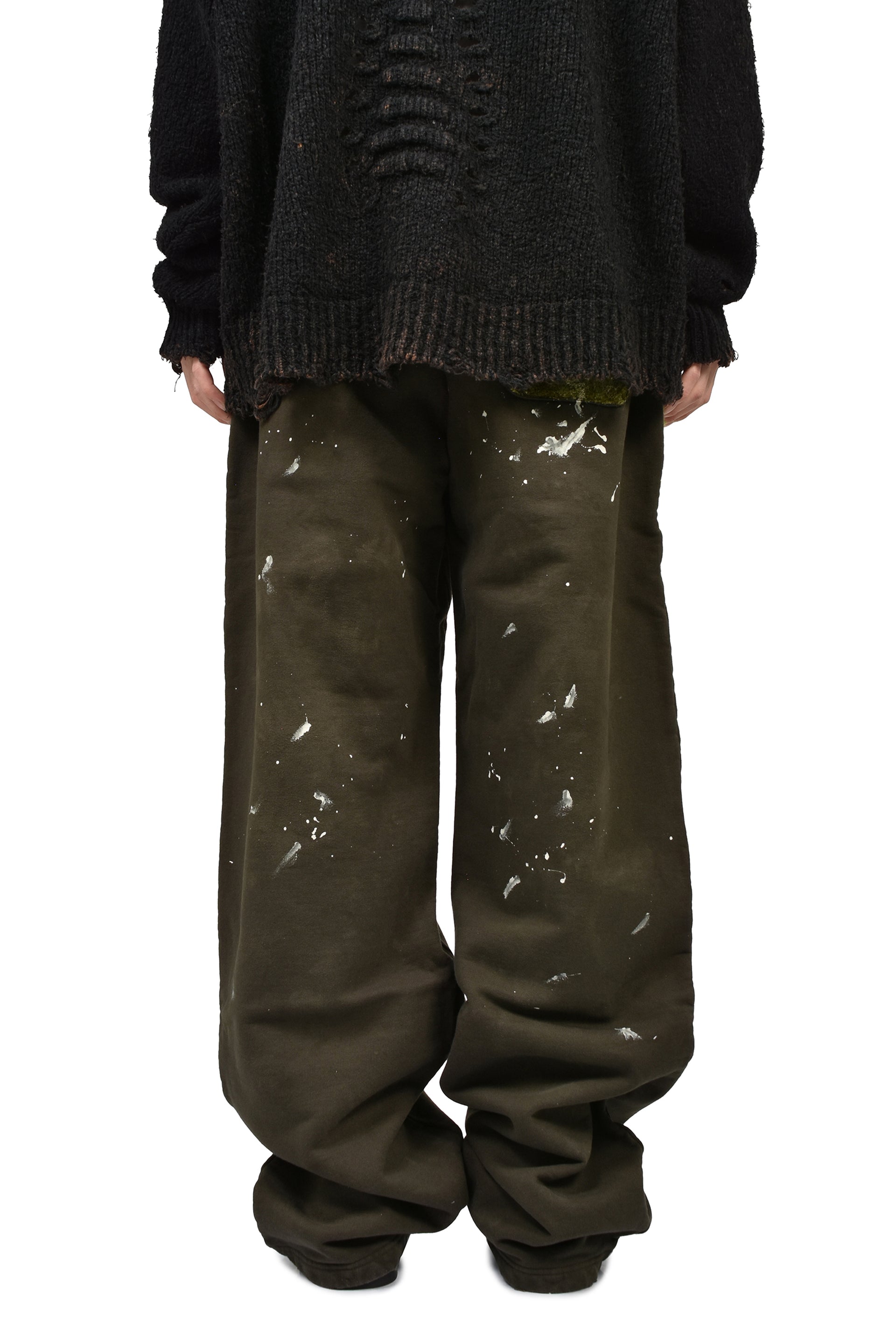 MOSS-GROWN EMBROIDERY SWEAT PANTS / BRW