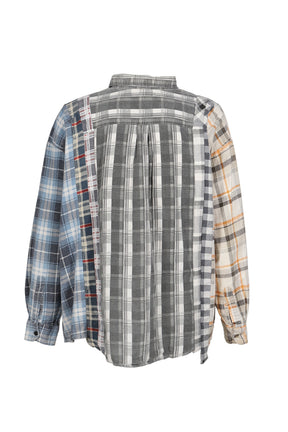 FLANNEL SHIRT -> 7 CUTS WIDE SHIRT / ASSORTED