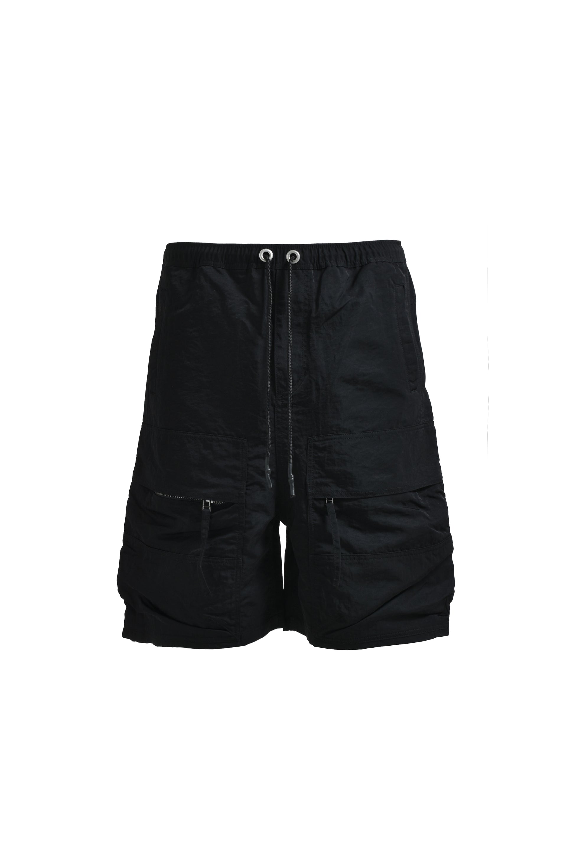 BREATH NEWRICH BIG CARGO SHORTS / NYLON BLK