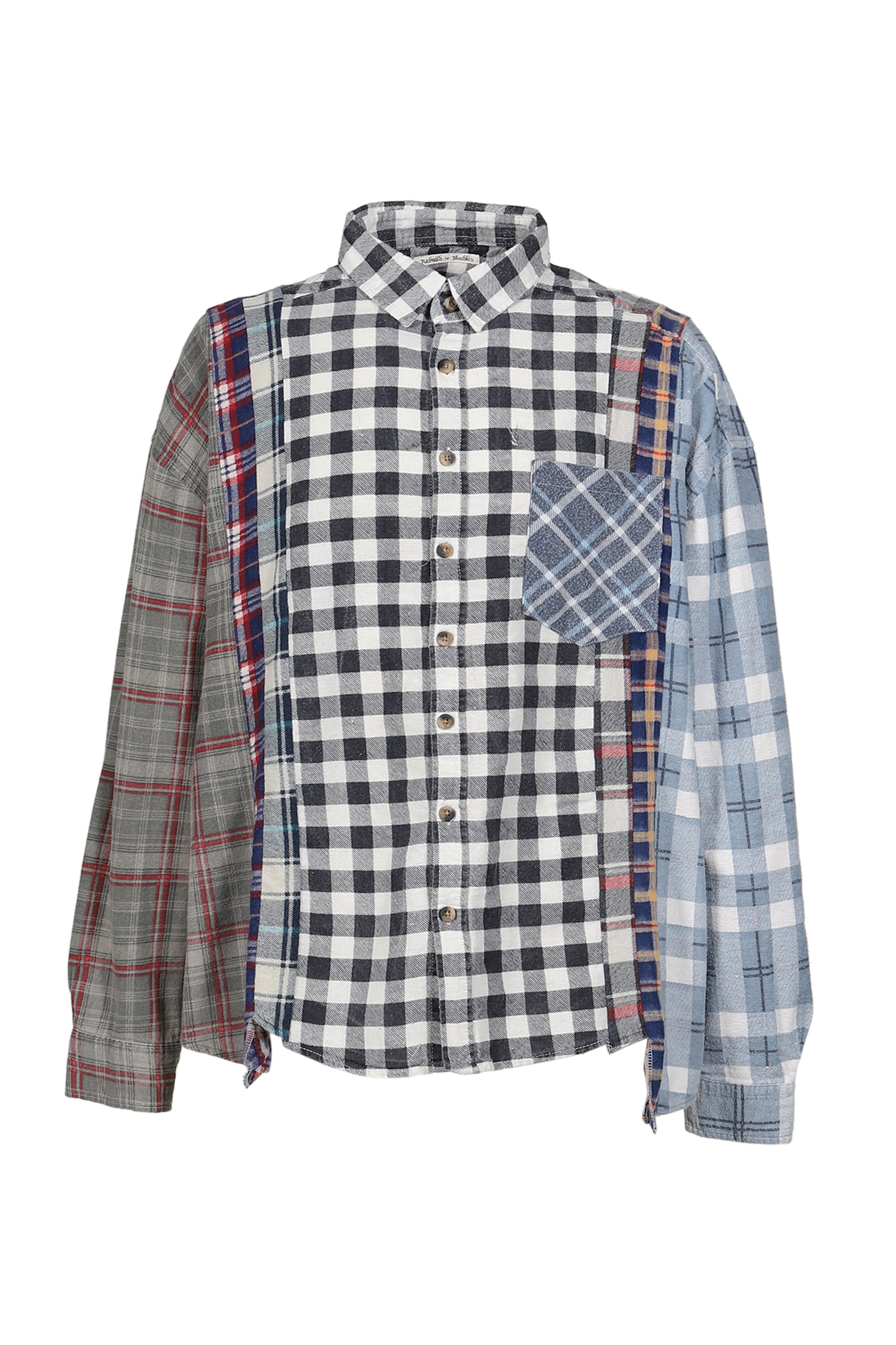 FLANNEL SHIRT -> 7 CUTS WIDE SHIRT / ASSORTED