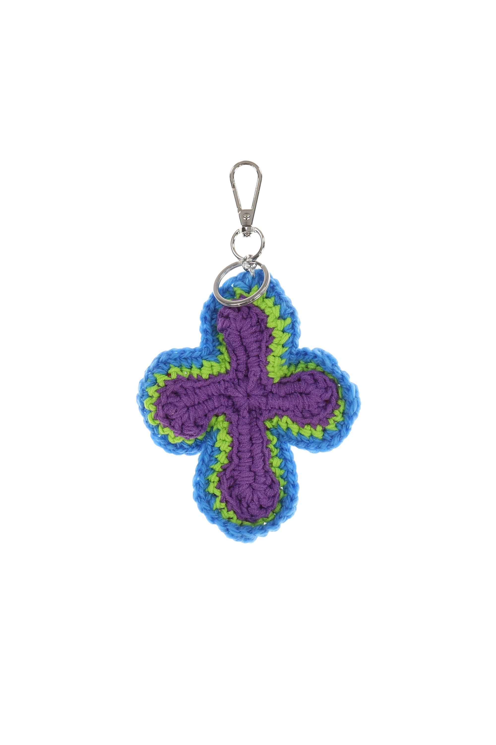 Y.A.R.N. 3D CROSS KEYCHAIN ヤーン チャーム Y.A.R.N. ヤーン SS26 3D CROSS KEYCHAIN / MULTI - NUBIAN ヌビアン