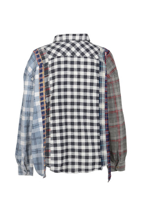 FLANNEL SHIRT -> 7 CUTS WIDE SHIRT / ASSORTED