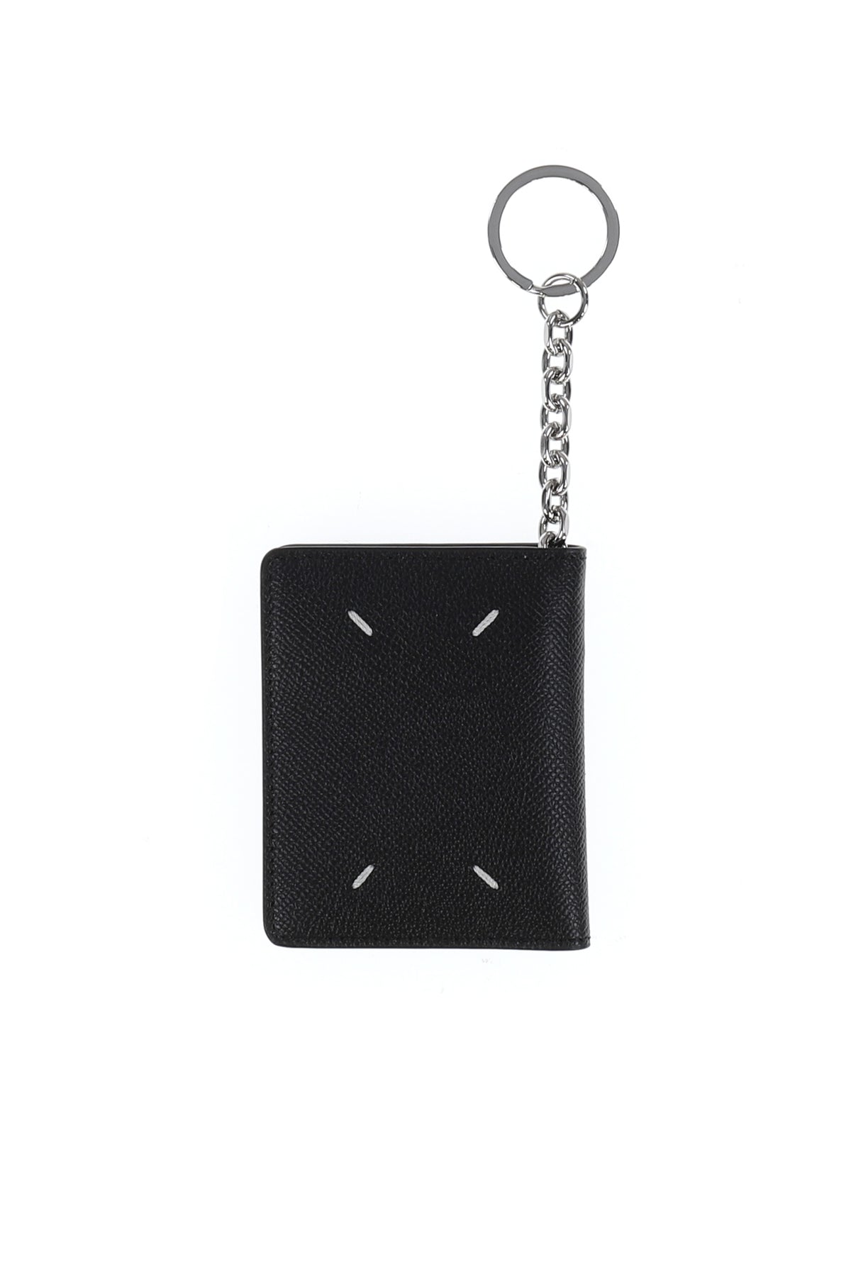 CARD HOLDER CLIP 2 KEY RING / BLK