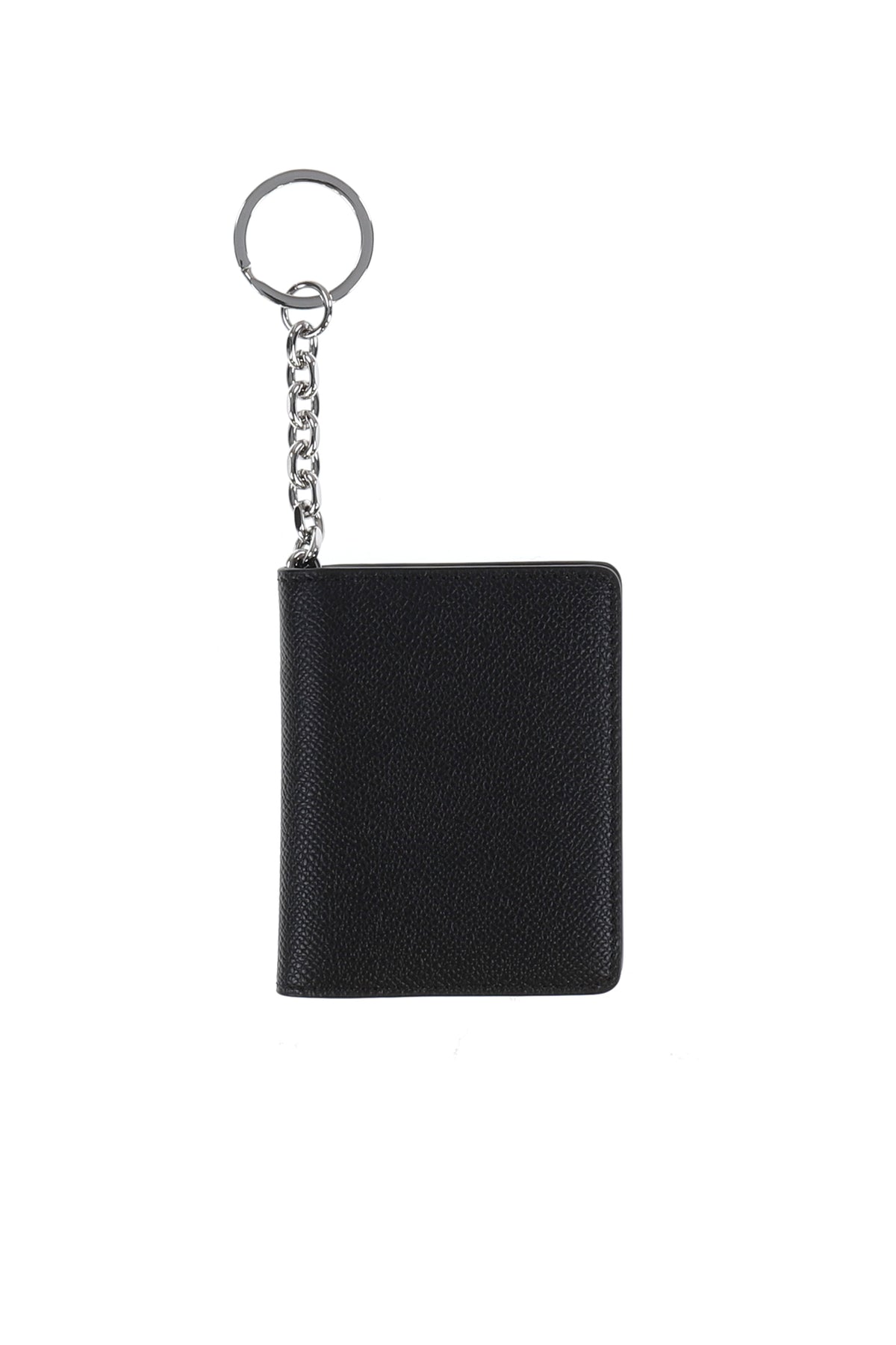 CARD HOLDER CLIP 2 KEY RING / BLK