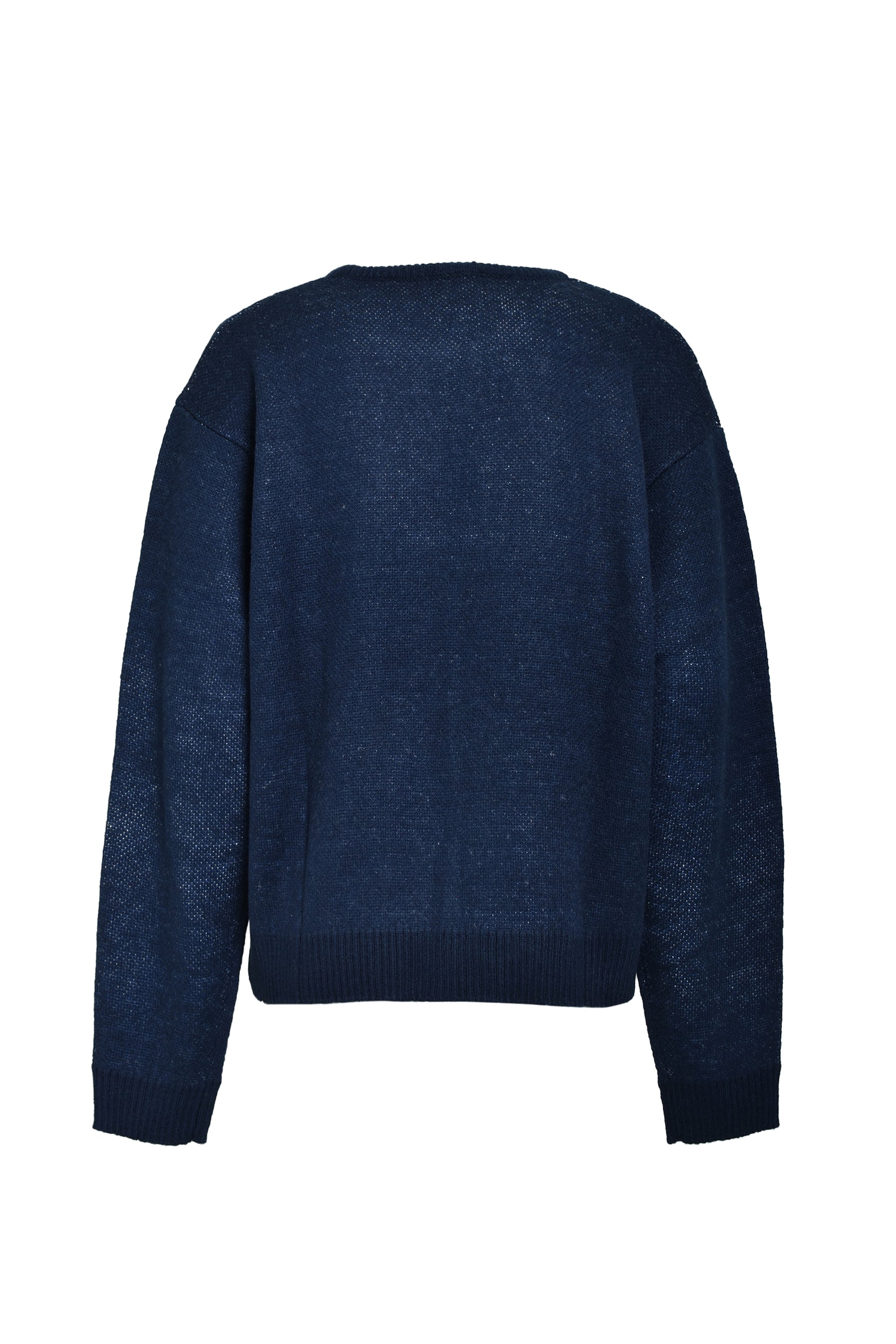 ANGEL SCRIPT LOGO MOHAIR KNIT / NAV 