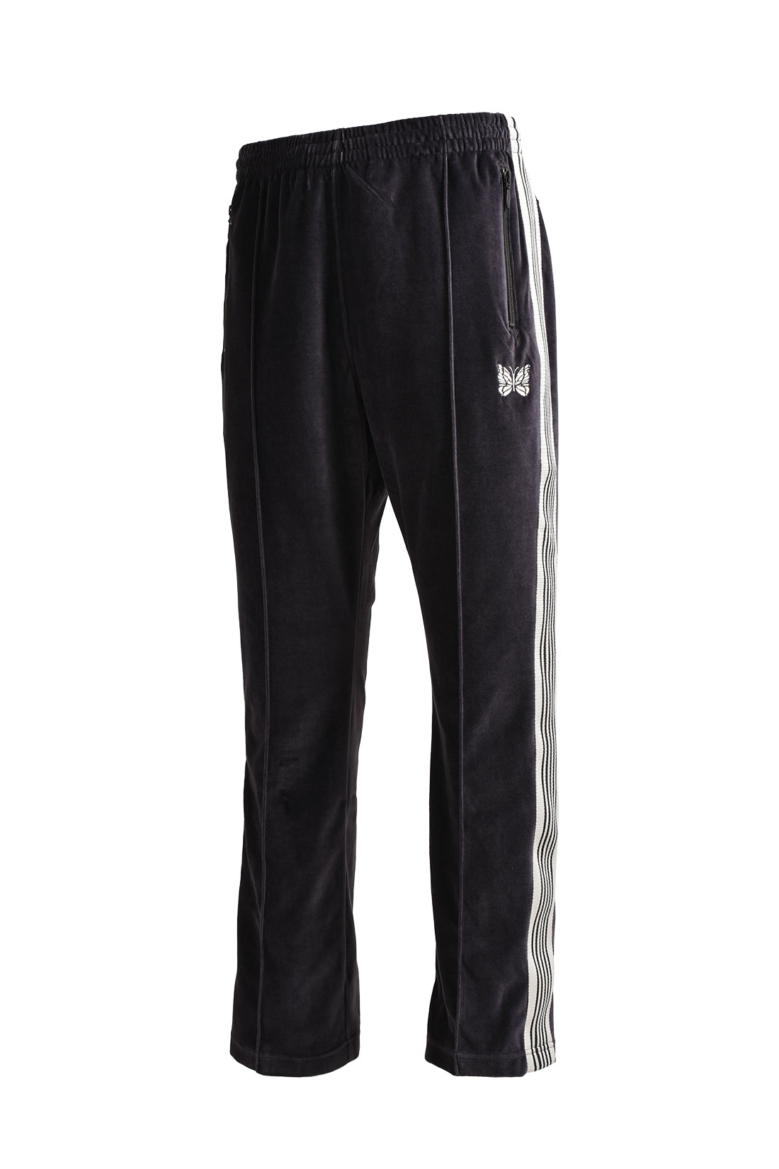 NARROW TRACK PANT - C/PE VELOUR / B-CHA