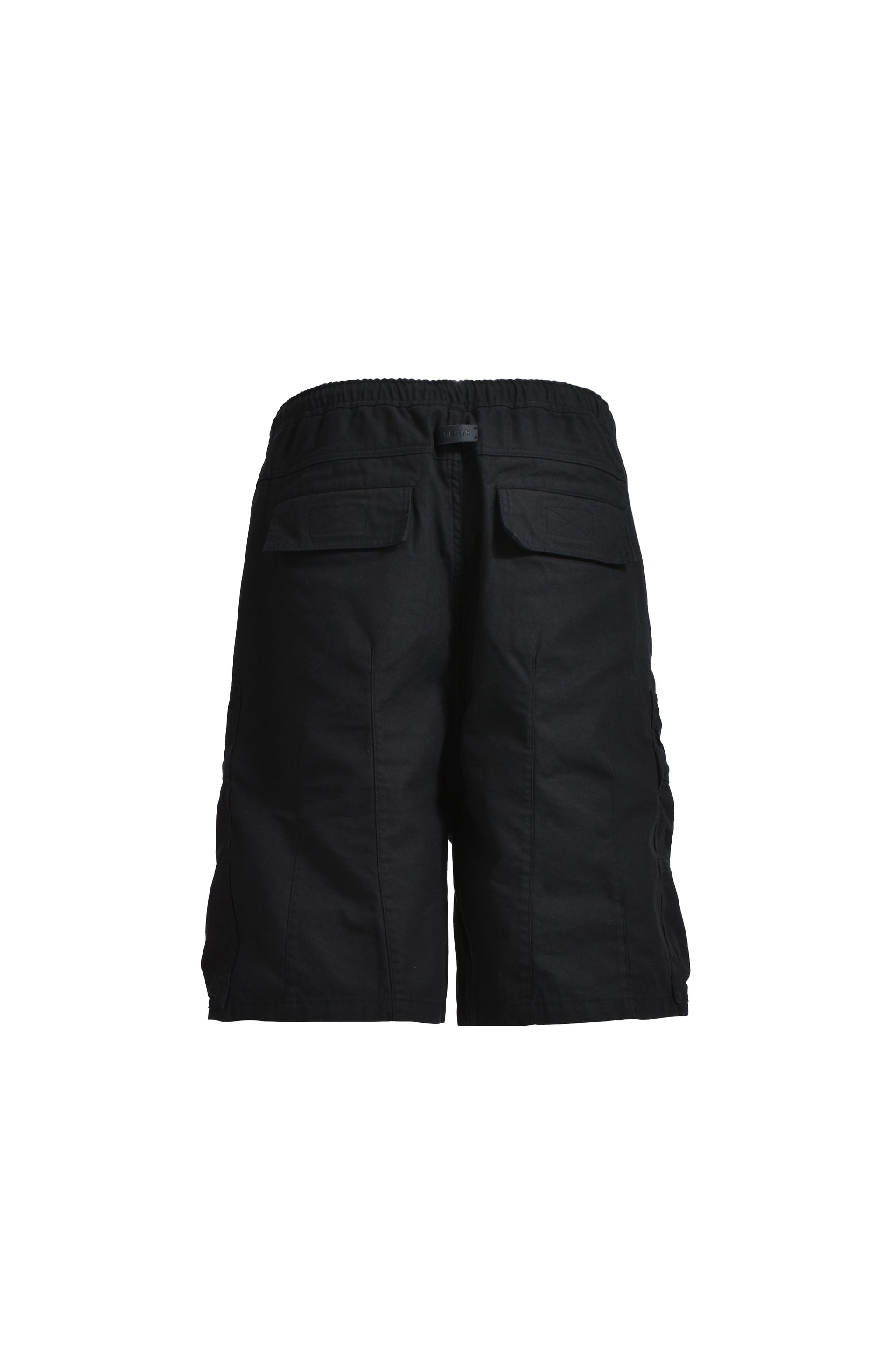 BREATH NEWRICH BIG CARGO SHORTS / COTTON BLK