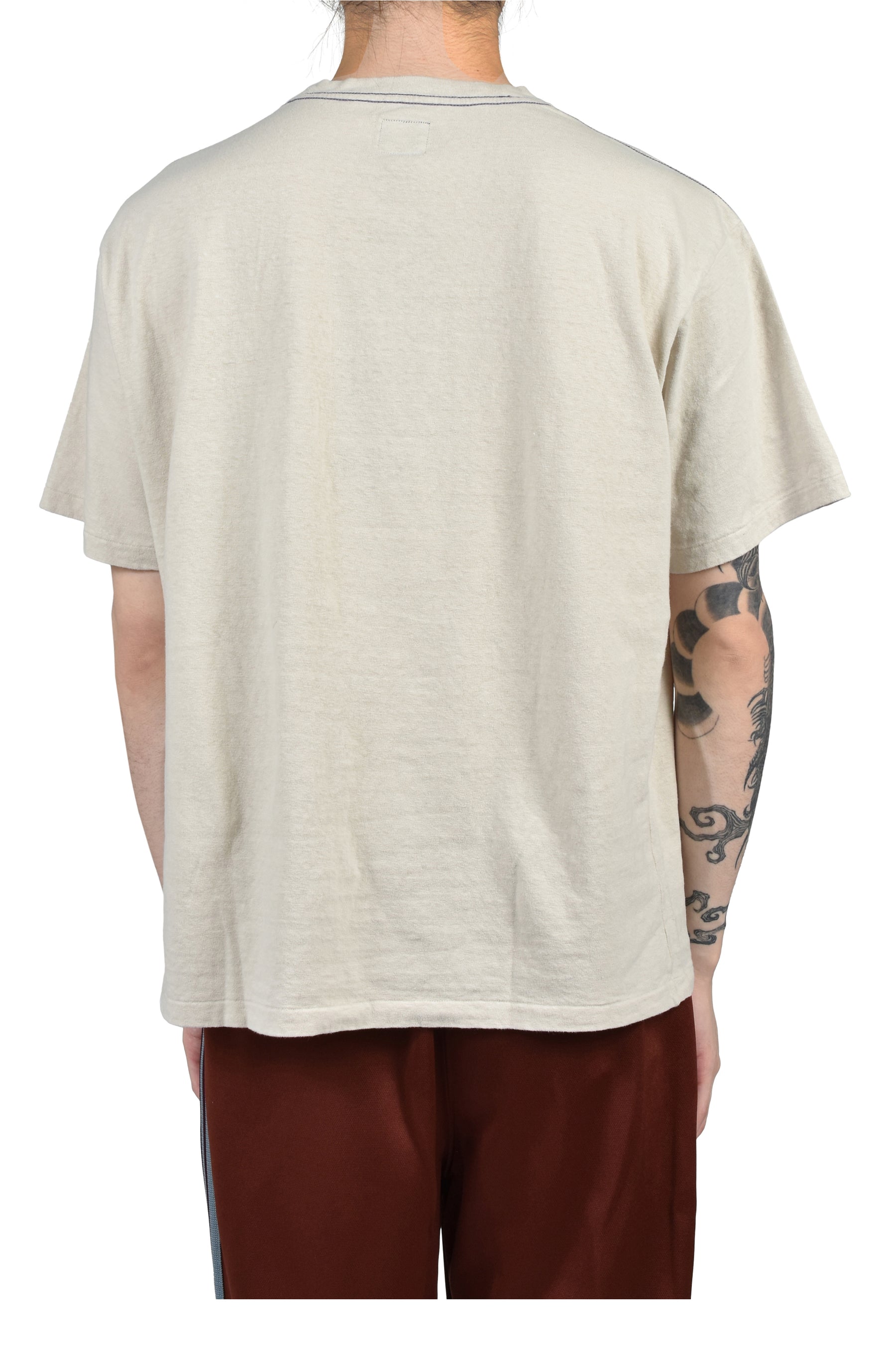 S/S POCKET TEE - COTTON JERSEY / BEI