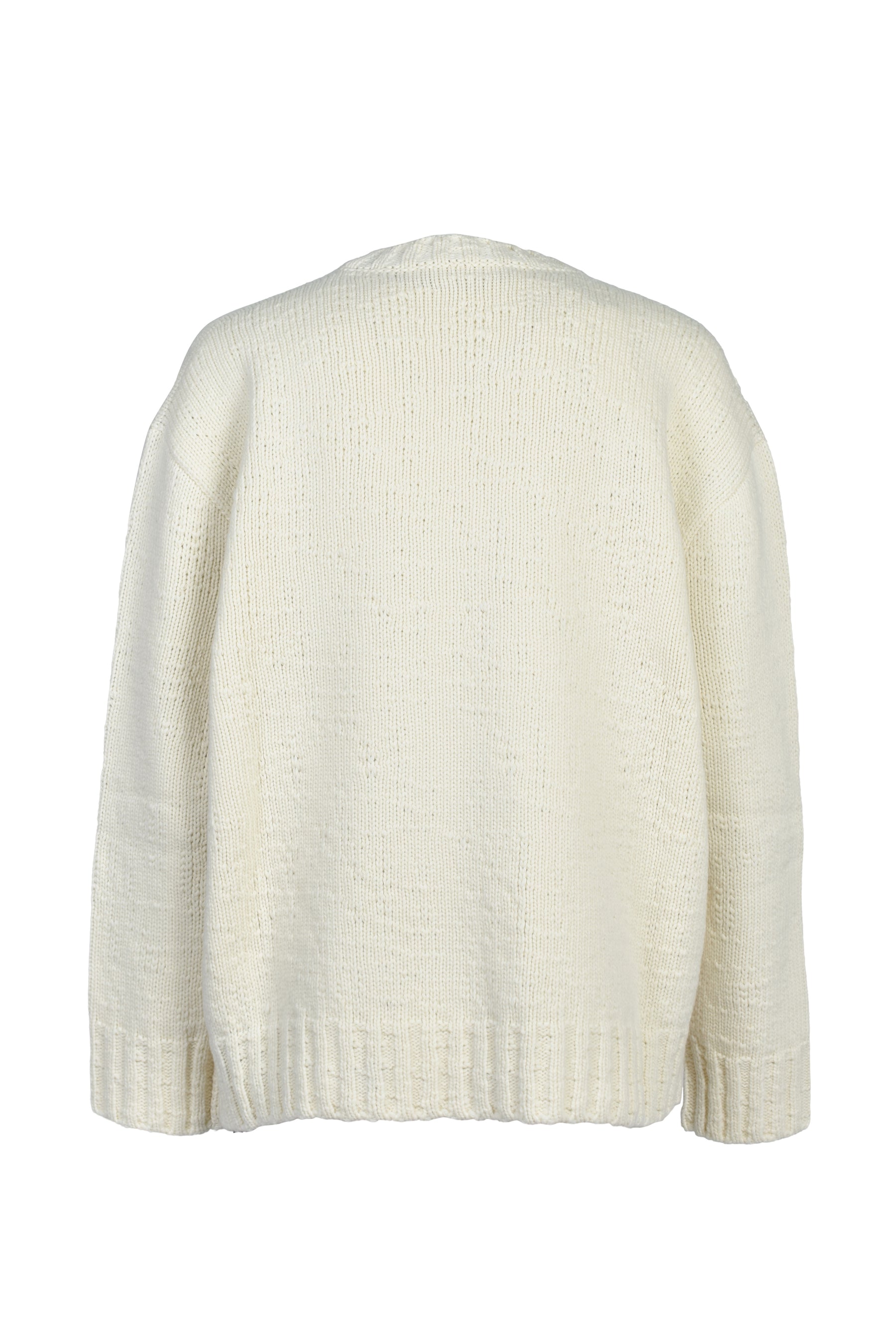 SMOKING WOLF SWEATER / ALABASTER