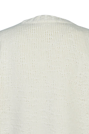 SMOKING WOLF SWEATER / ALABASTER