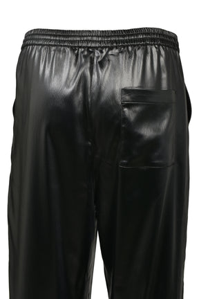 SCRIPT LOGO COATING PANTS / BLK