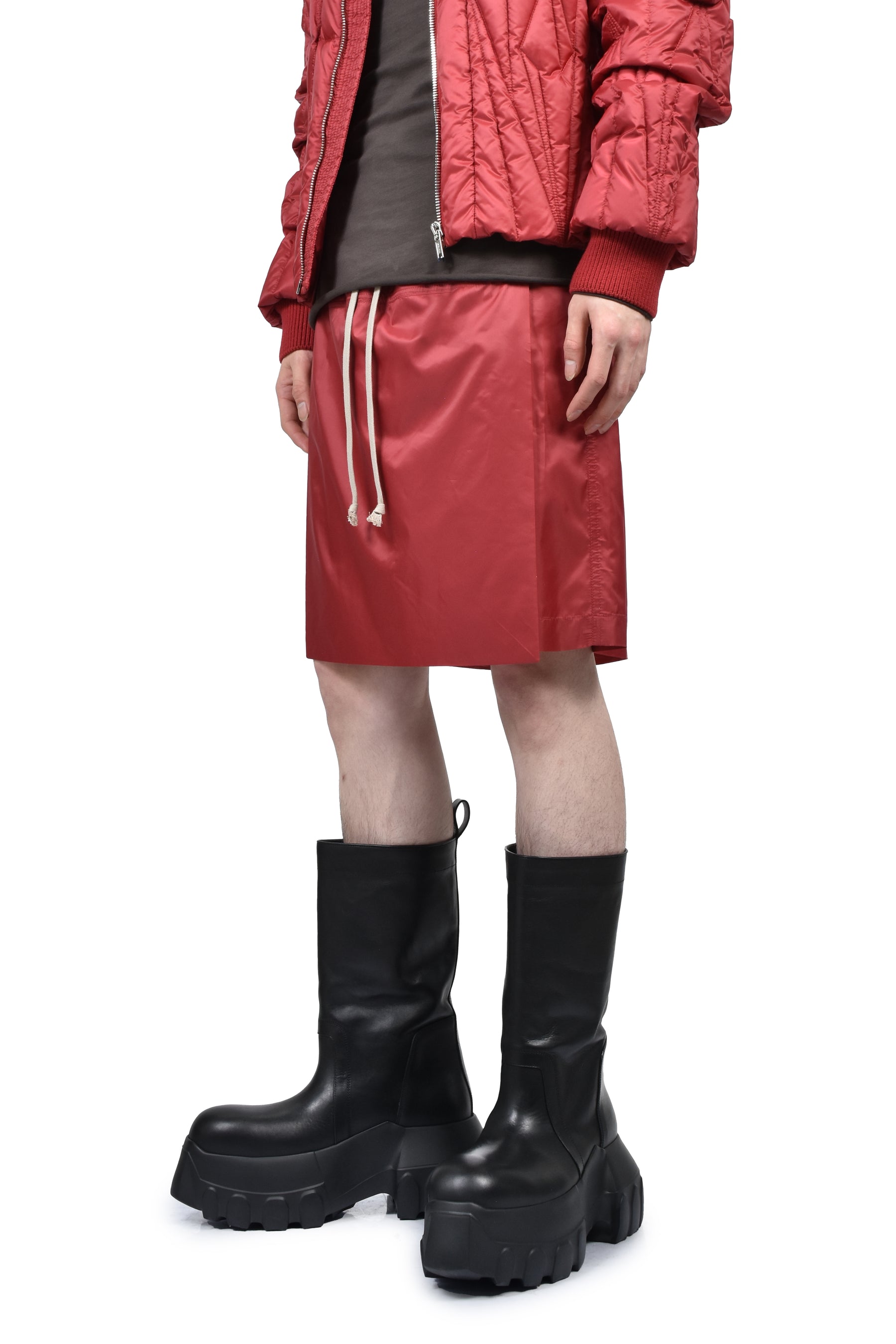 MONCLER + RICK OWENS KILTSHORTS / DUSTY PNK