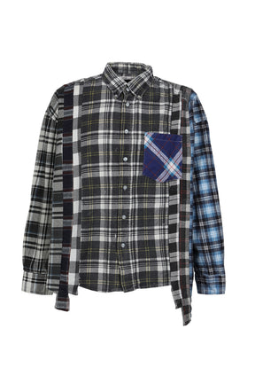 FLANNEL SHIRT -> 7 CUTS WIDE SHIRT / ASSORTED
