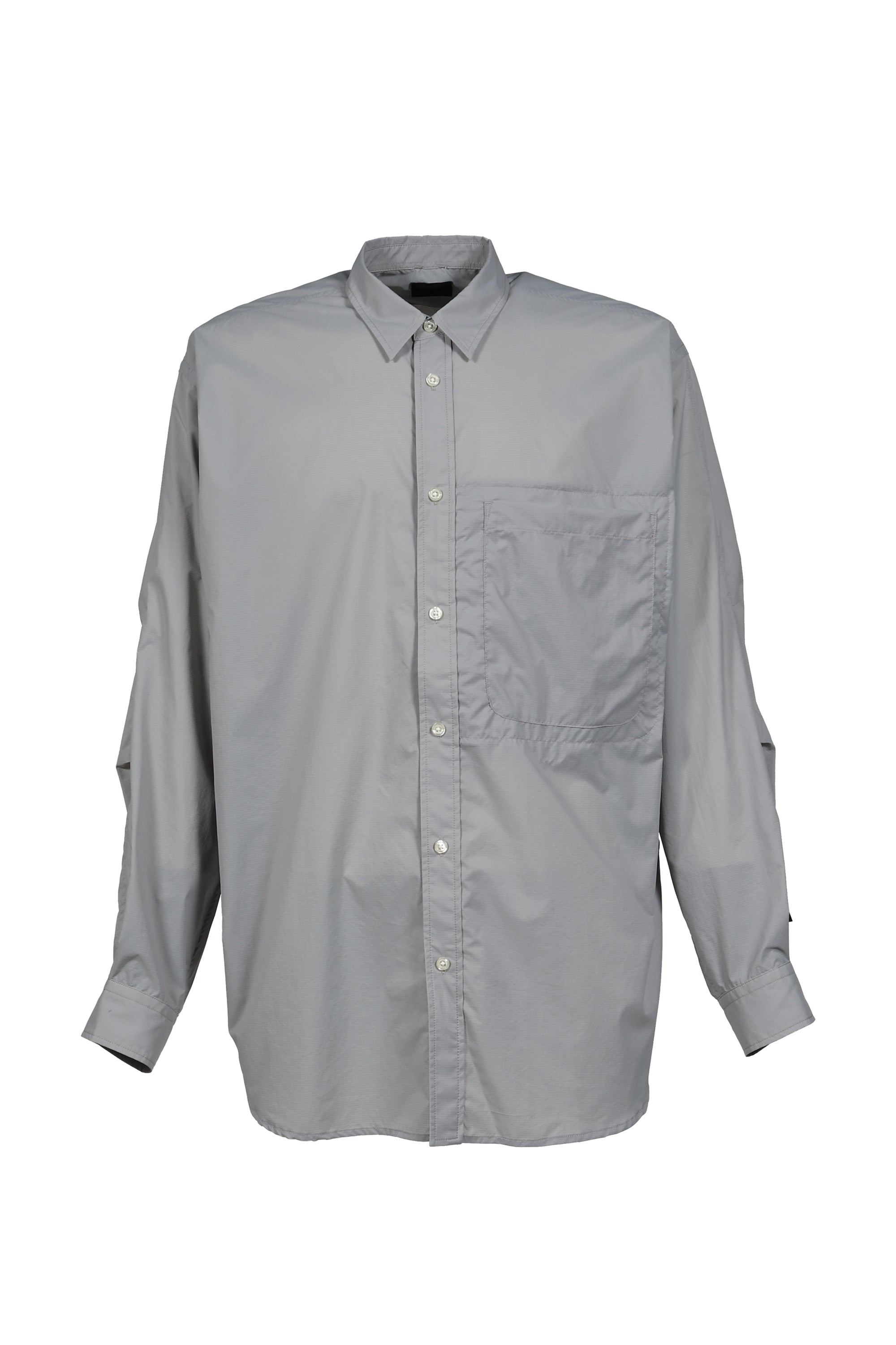 DAIWA PIER39 SS26 TECH PERTEX_ TRAVEL SHIRT / GRY - NUBIAN