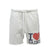 SWEAT SHORTS/I LOVE SAINT / WHT