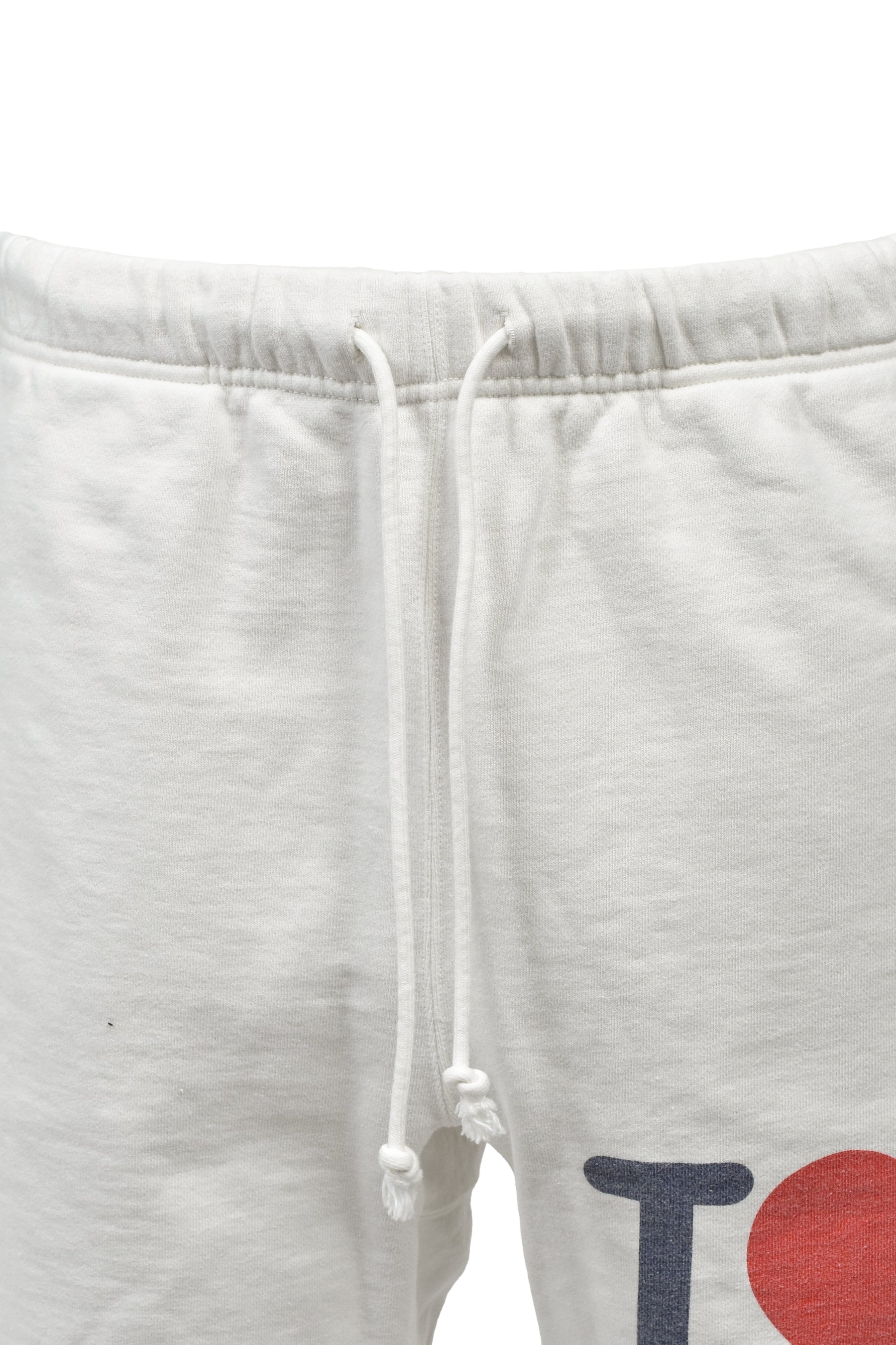 SWEAT SHORTS/I LOVE SAINT / WHT