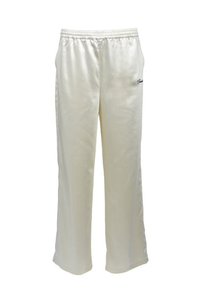 SCRIPT LOGO COATING PANTS / WHT