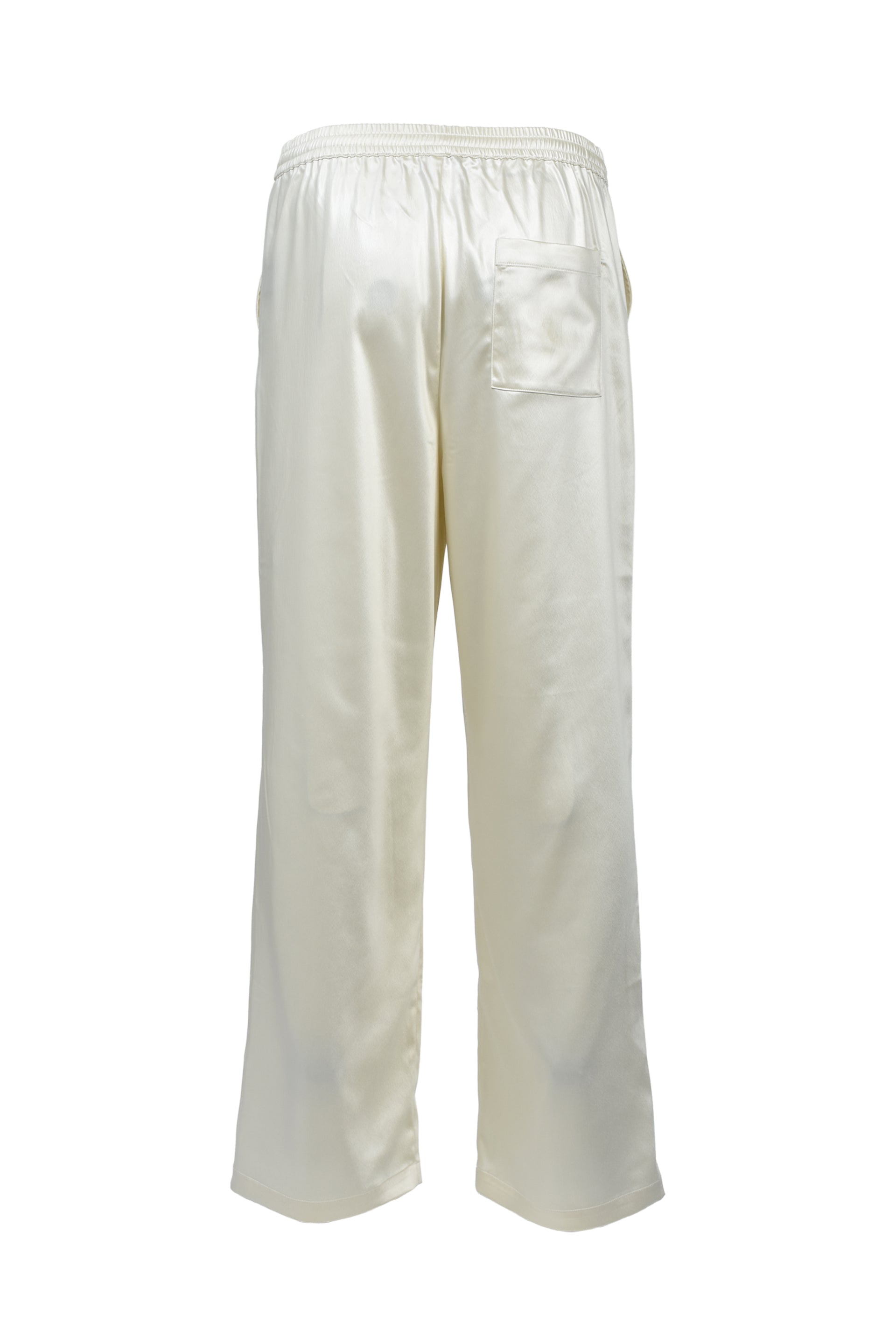 SCRIPT LOGO COATING PANTS / WHT