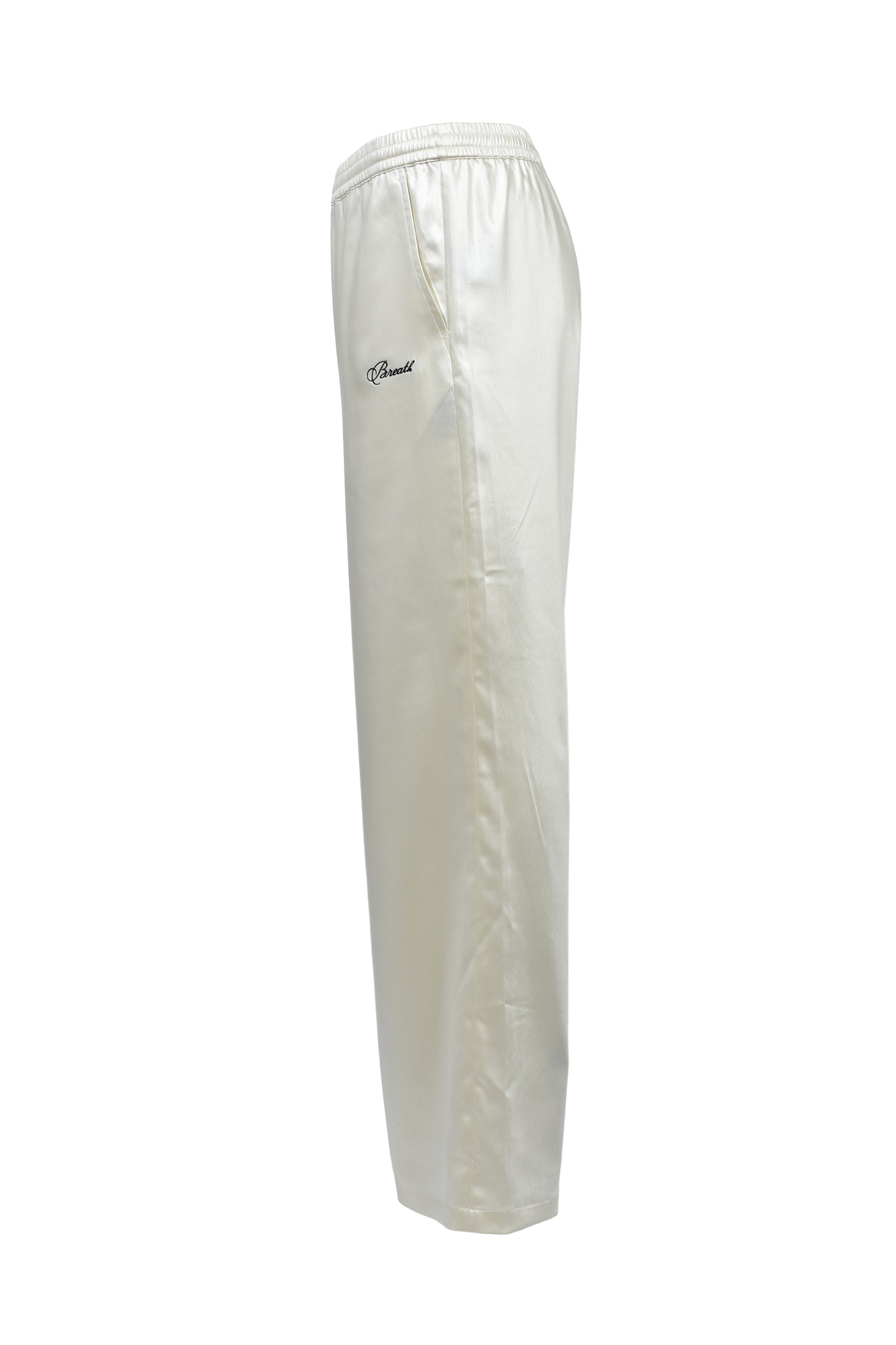 SCRIPT LOGO COATING PANTS / WHT