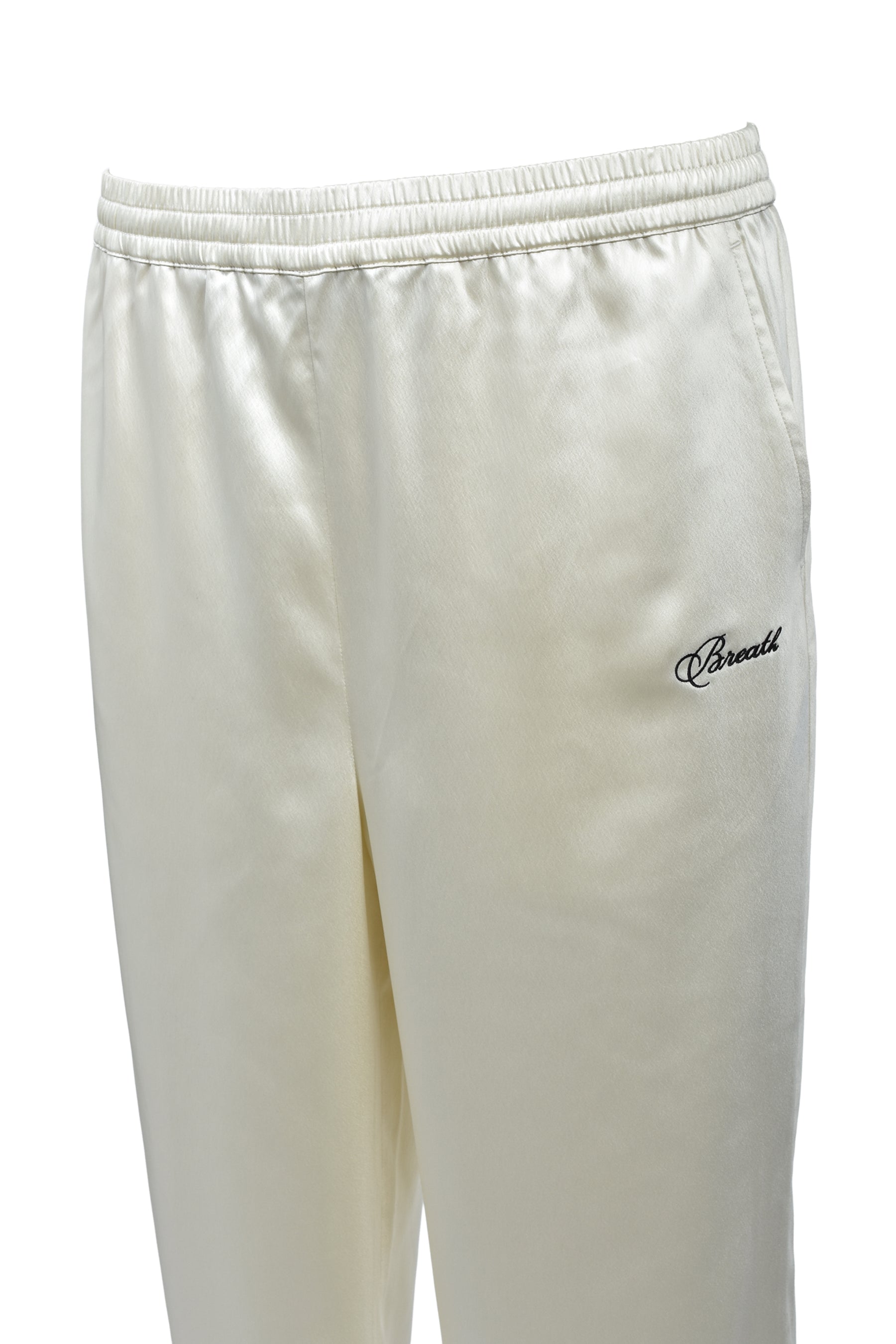 SCRIPT LOGO COATING PANTS / WHT