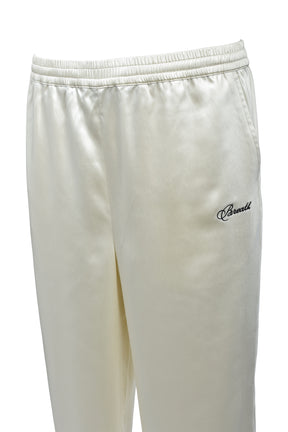 SCRIPT LOGO COATING PANTS / WHT