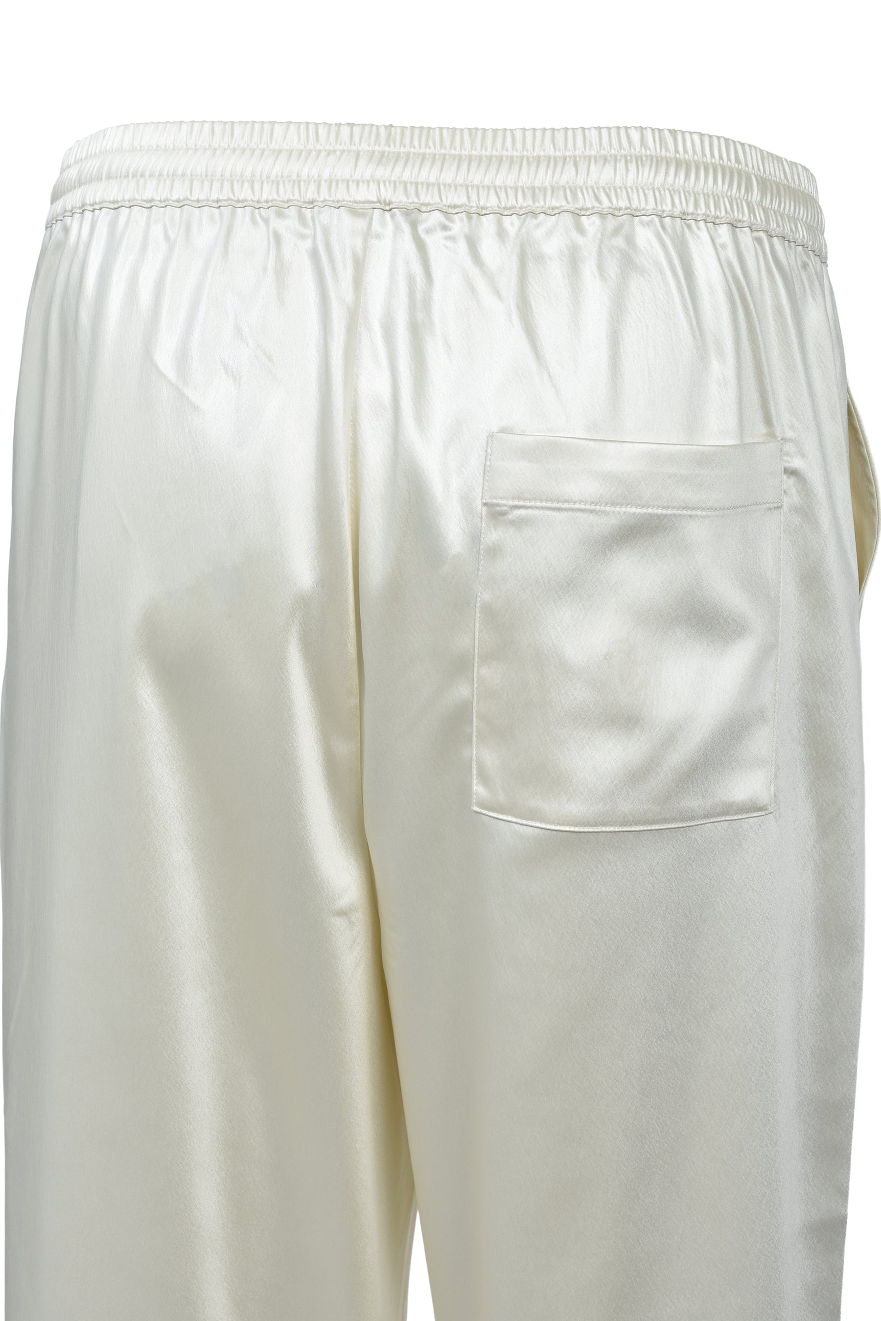 SCRIPT LOGO COATING PANTS / WHT