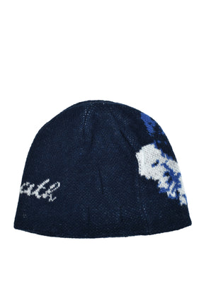 ANGEL SCRIPT LOGO MOHAIR BEANIE / NAV