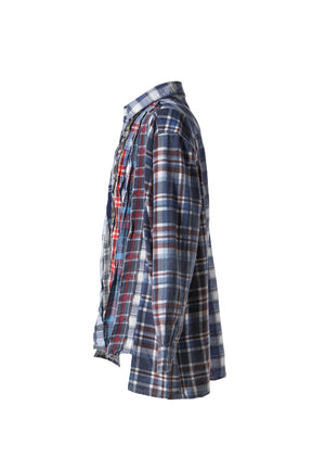 FLANNEL SHIRT -> RIBBON WIDE SHIRT / ASSORTED