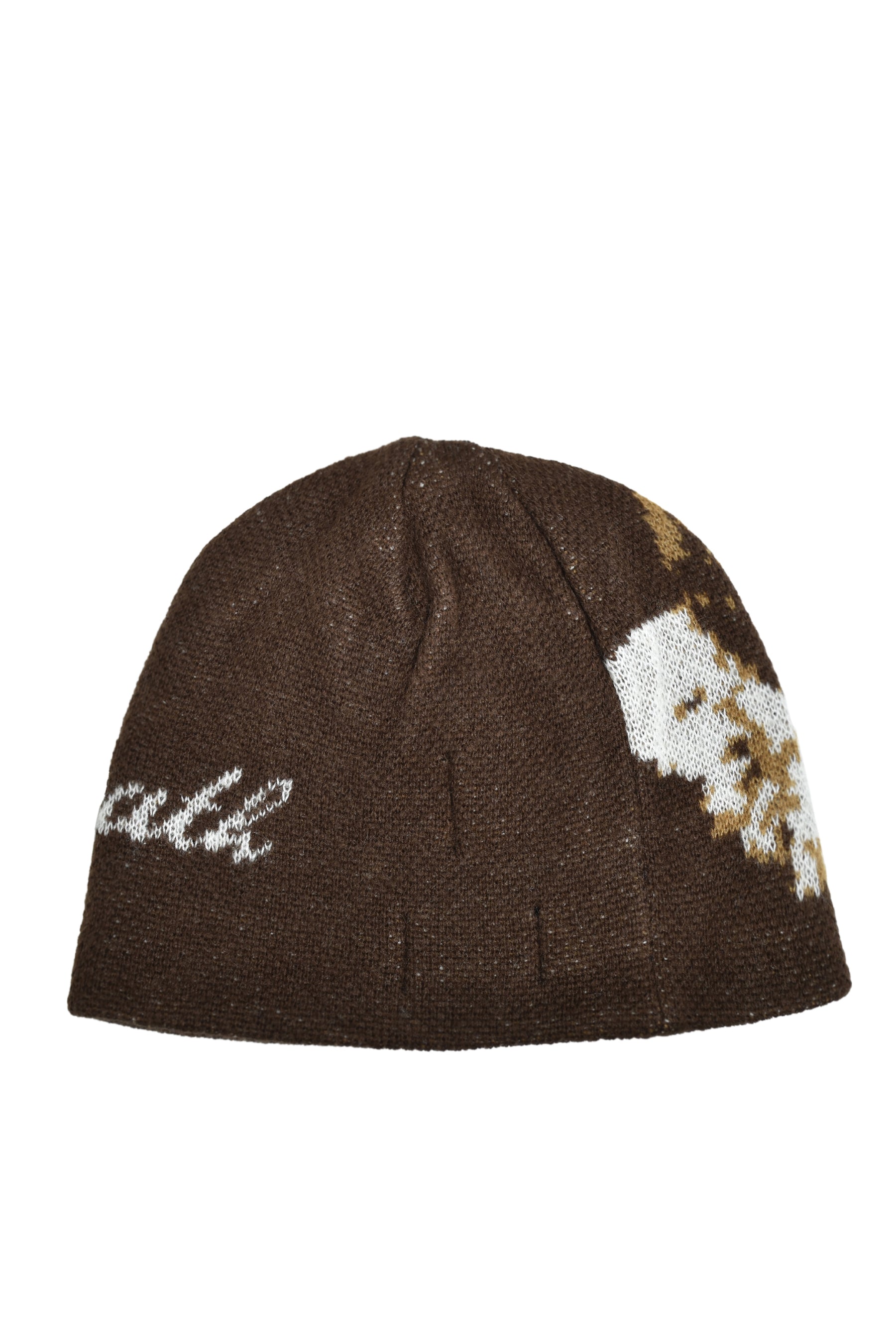 ANGEL SCRIPT LOGO MOHAIR BEANIE / BRW
