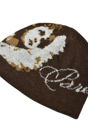 ANGEL SCRIPT LOGO MOHAIR BEANIE / BRW