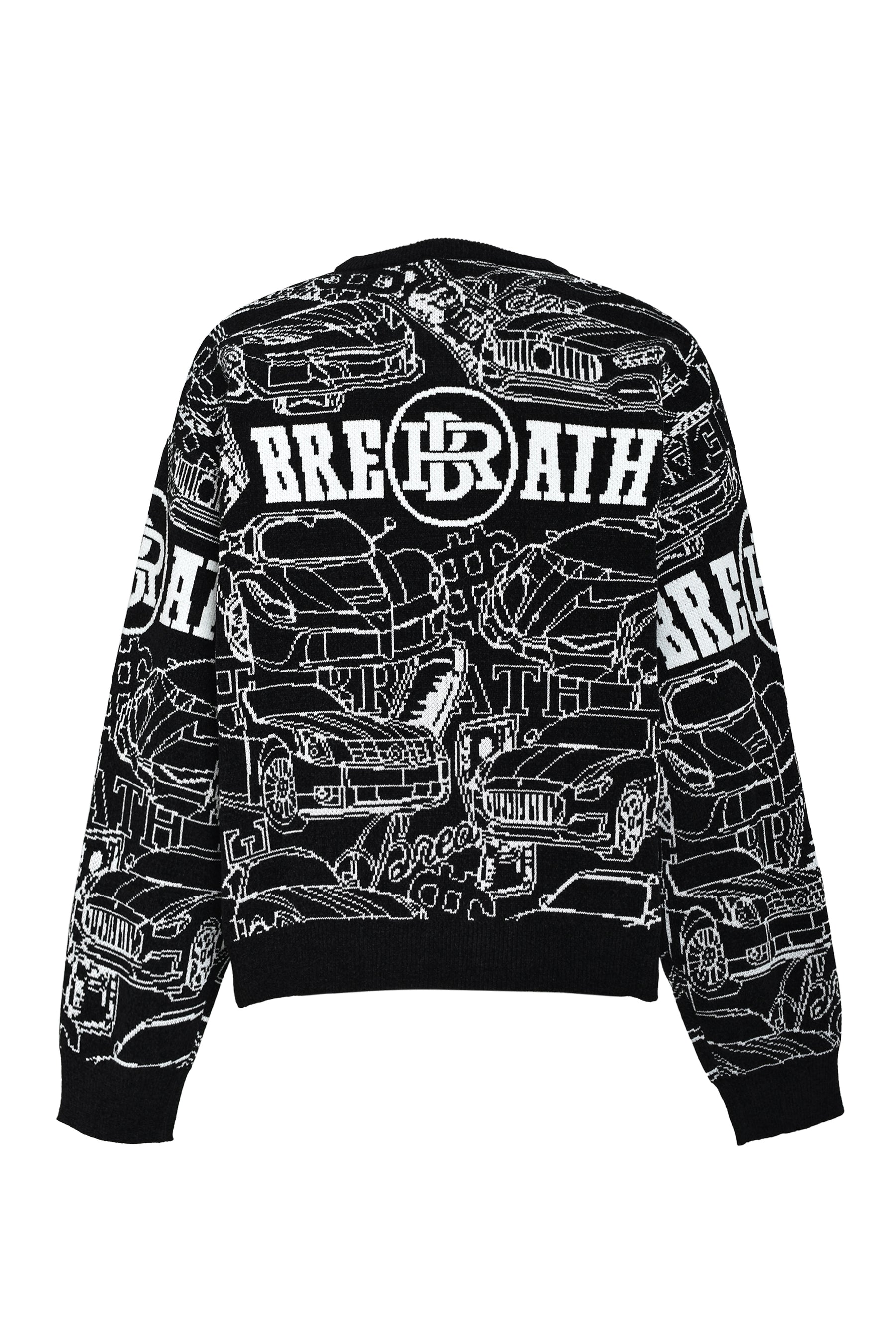 SUPER CAR MALL KNIT / BLACK 