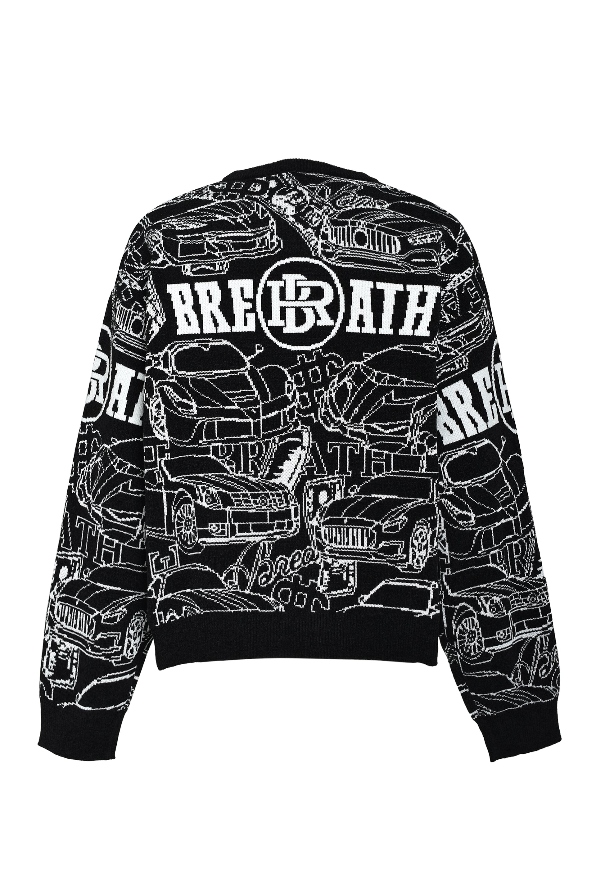 SUPER CAR MALL KNIT / BLK