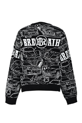 SUPER CAR MALL KNIT / BLACK 