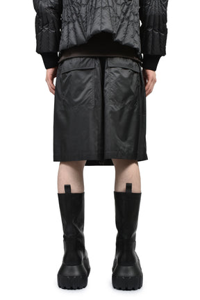 MONCLER + RICK OWENS KILTSHORTS / BLK