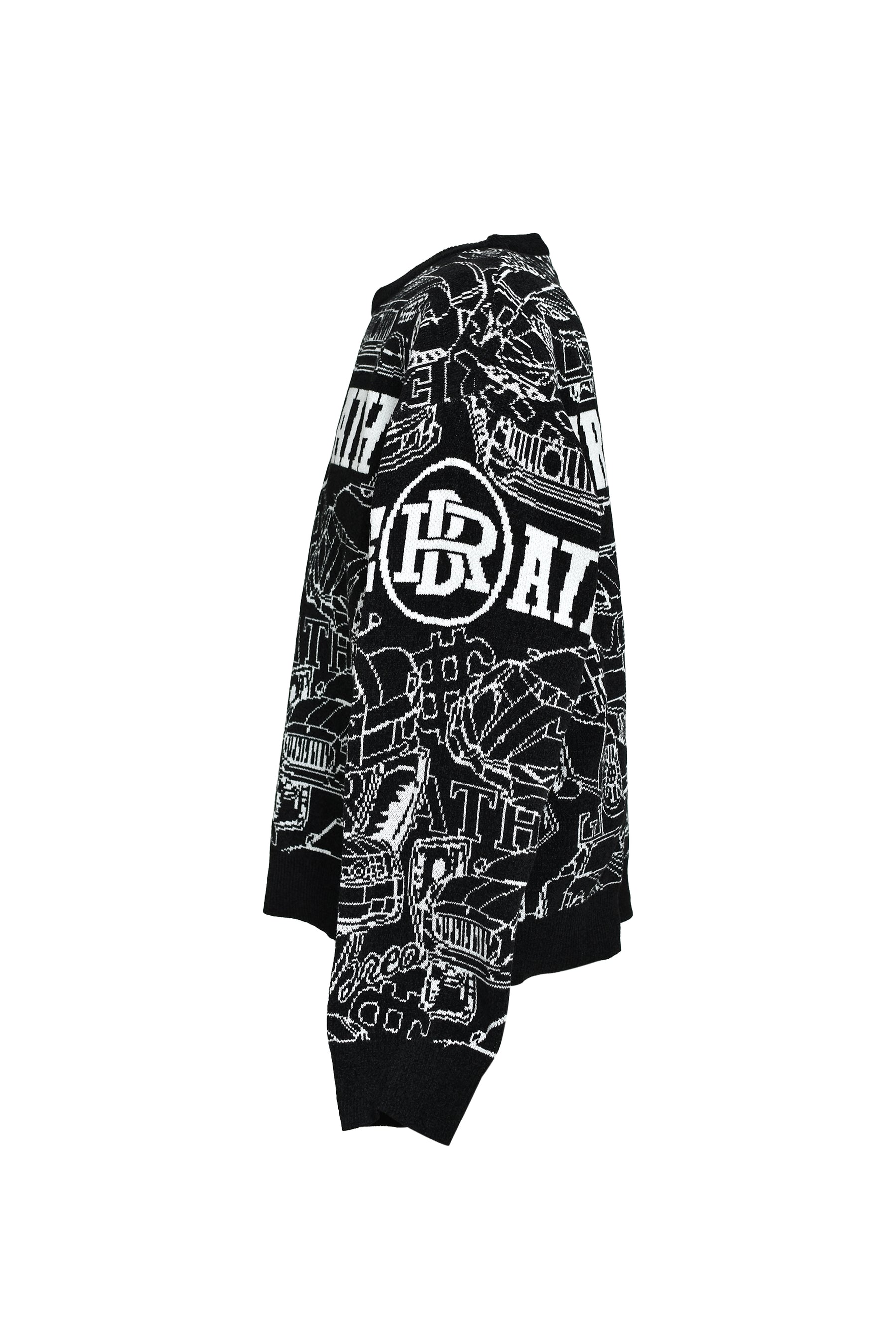 SUPER CAR MALL KNIT / BLACK 