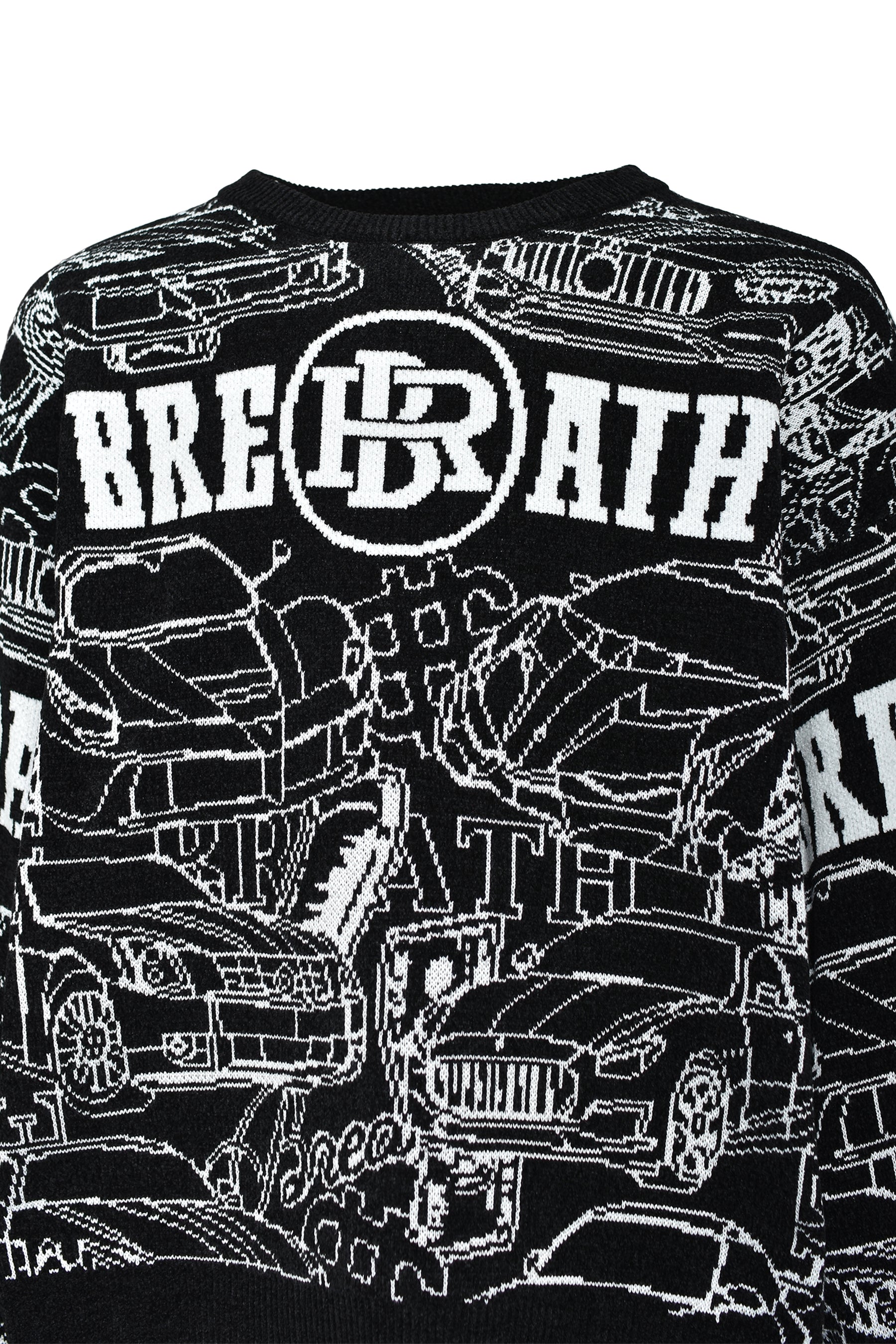 SUPER CAR MALL KNIT / BLACK 