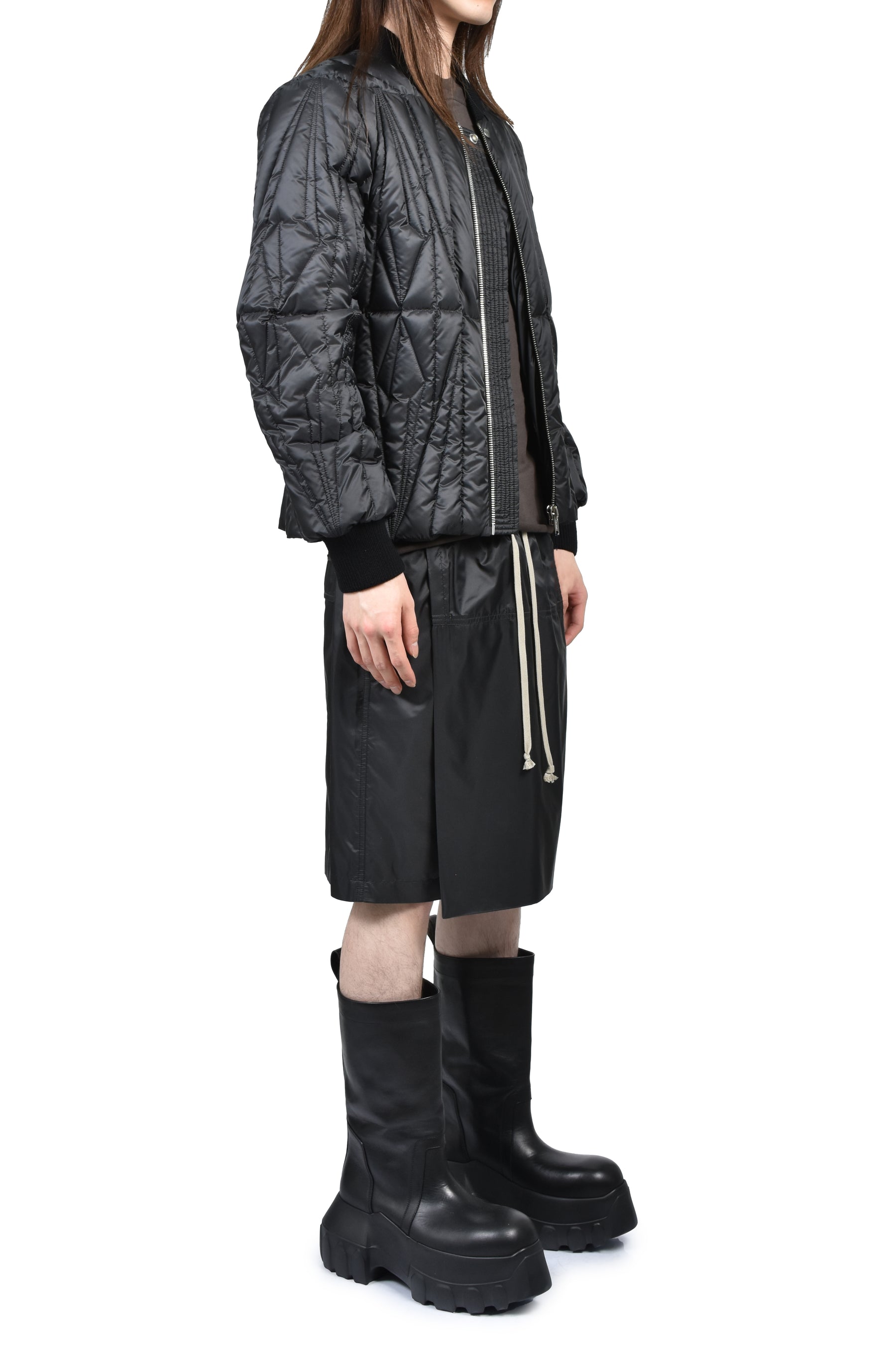 MONCLER + RICK OWENS KILTSHORTS / BLK