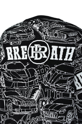 SUPER CAR MALL KNIT / BLACK 