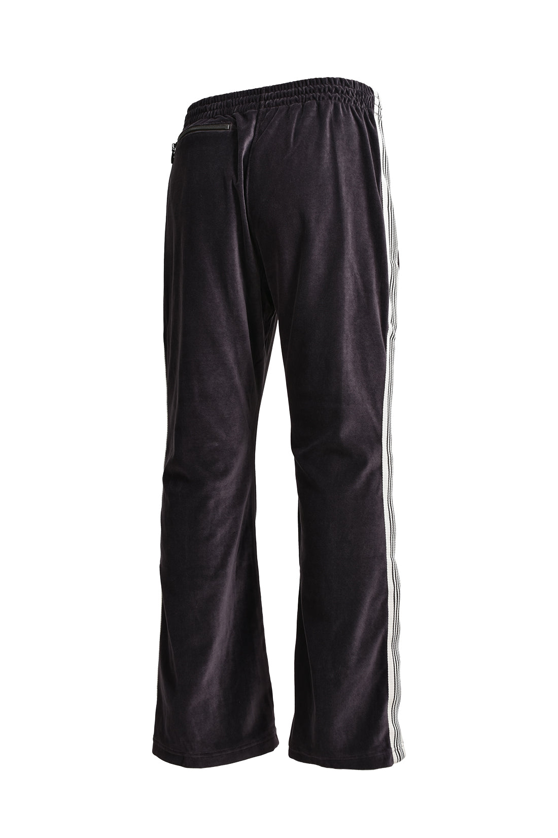 BOOT-CUT TRACK PANT - C/PE VELOUR / B-CHA