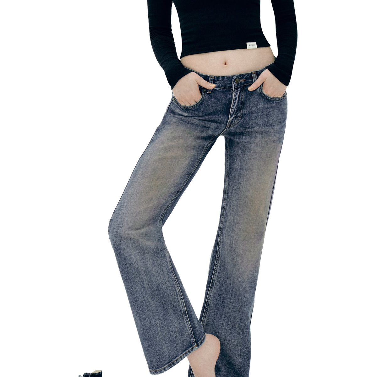 GLOWNY グロウニー SS25 THE RODEO JEANS / VINTAGE BLU - NUBIAN