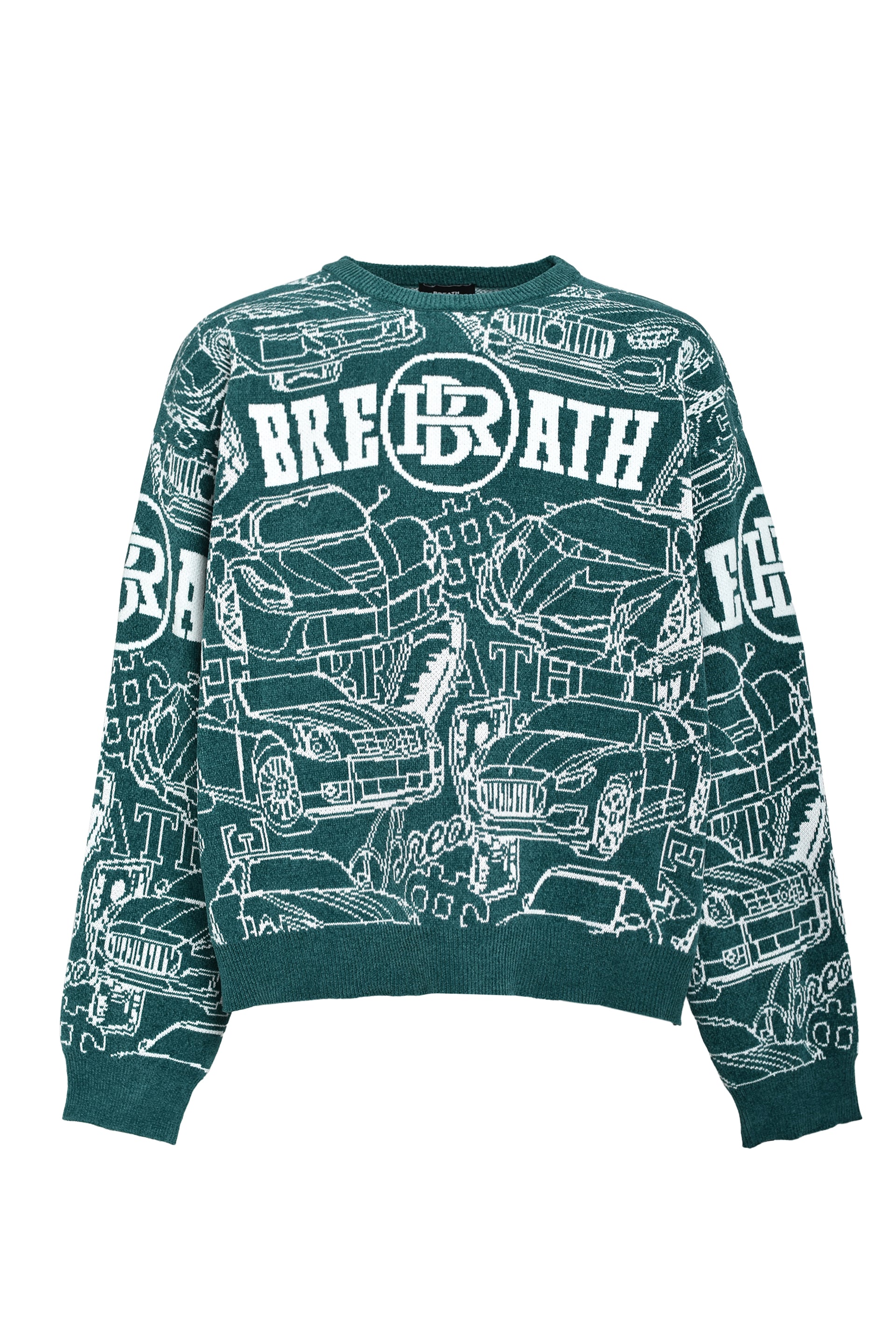 SUPER CAR MALL KNIT / GRN