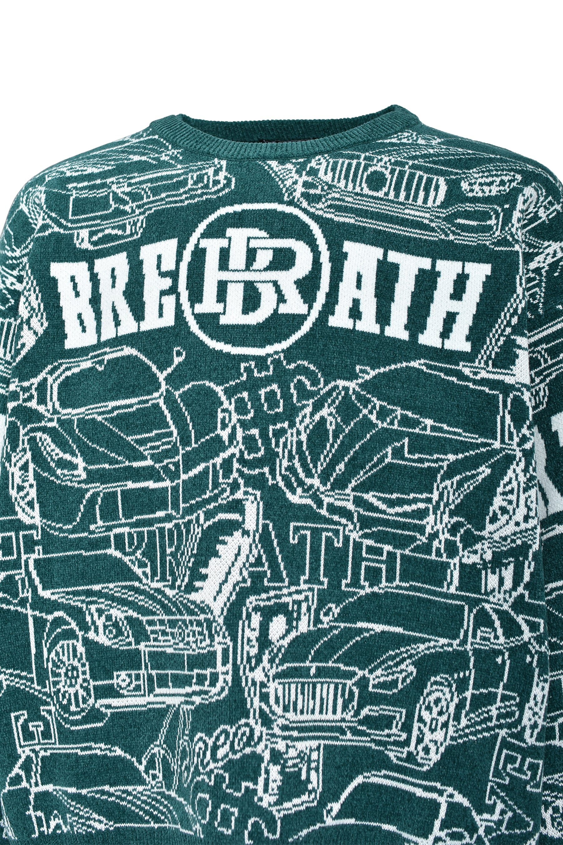 SUPER CAR MALL KNIT / GRN